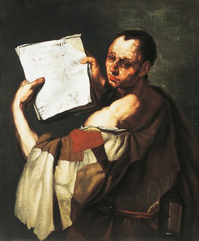Filósofo o Santo de Luca Giordano
