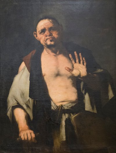Retrato de un maestro de obras (Cajas) de Luca Giordano