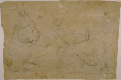 Niño reclinado de Luca Giordano
