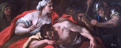 Sansón y Dalila, c.1696 (óleo sobre lienzo) de Luca Giordano