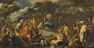 Alimentación de los diez mil (la milagrosa multiplicación del pan) de Luca Giordano