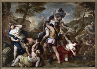 El rapto de las Sabinas de Luca Giordano
