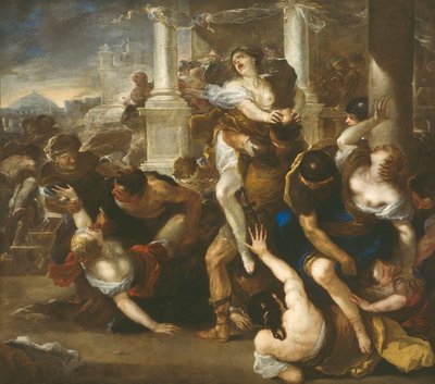 El rapto de las Sabinas de Luca Giordano