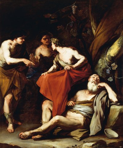 La embriaguez de Noé de Luca Giordano