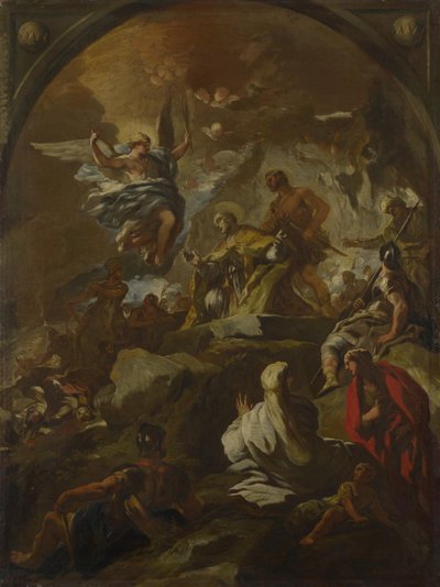 El martirio de San Jenaro de Luca Giordano
