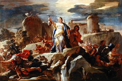 El triunfo de Judith, c.1703 (óleo sobre lienzo) de Luca Giordano
