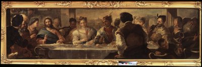 ""las bodas de Caná"" (El milagro de Caná) Pintura de Luca Giordano (1632-1705) Museo Pushkin, Moscú de Luca Giordano