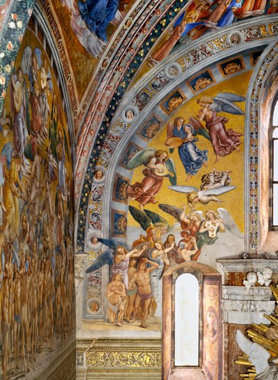 Llamada de los elegidos, del ciclo de frescos del Juicio Final de Luca Signorelli