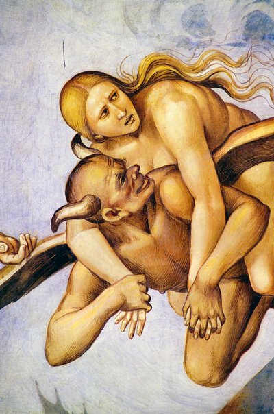 Condenados en el infierno, del ciclo de frescos del Juicio Final de Luca Signorelli