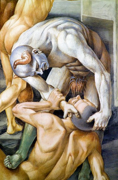 Condenados en el infierno, del ciclo de frescos del Juicio Final de Luca Signorelli