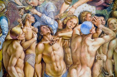 Elegidos, del ciclo de frescos del Juicio Final de Luca Signorelli
