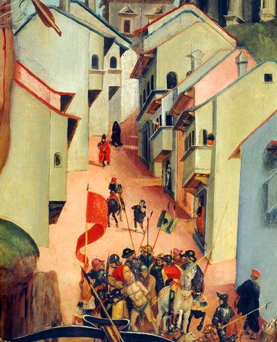 Martirio de San Sebastián de Luca Signorelli