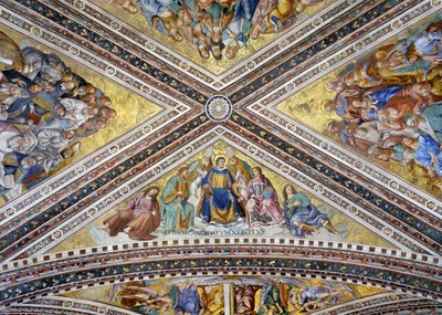 Mártires, patriarcas, doctores de la iglesia y vírgenes de Luca Signorelli