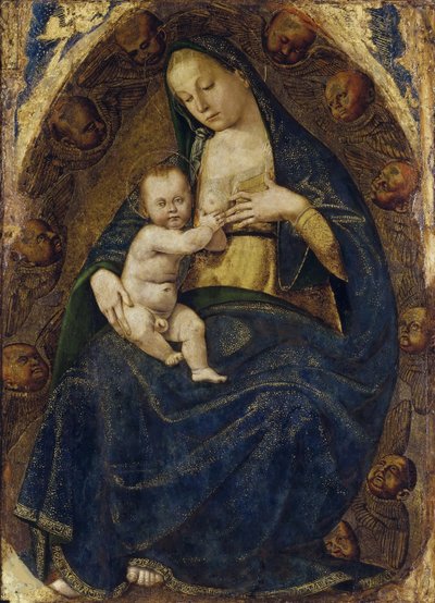 Virgen lactante, c. 1482-1485 de Luca Signorelli