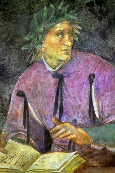Poeta, del ciclo de Personas Ilustres de Luca Signorelli