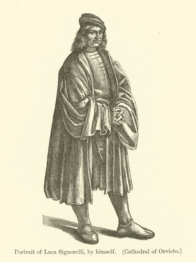 Autorretrato del pintor italiano Luca Signorelli de Luca Signorelli