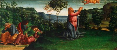Historias de Cristo: Cristo en el Jardín de Getsemaní por Luca Signorelli de Luca Signorelli