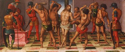 Historias de Cristo: flagelación de Luca Signorelli