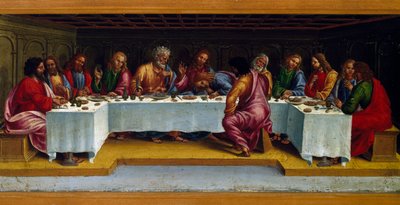 Historias de Cristo, la Última Cena, por Luca Signorelli de Luca Signorelli