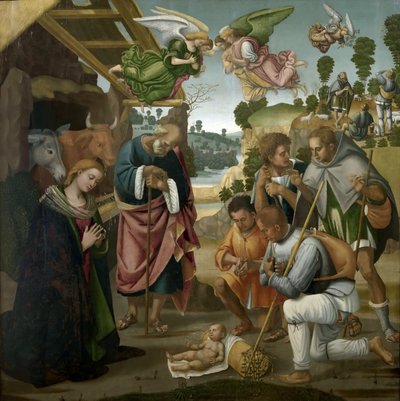 La Adoración de los Pastores, 1522 de Luca Signorelli