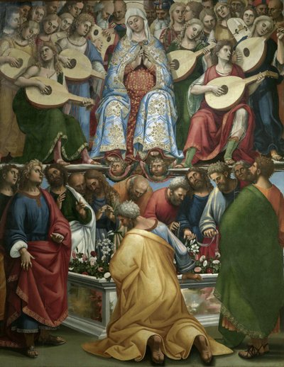La Asunción de la Santísima Virgen María, 1519-1520 de Luca Signorelli