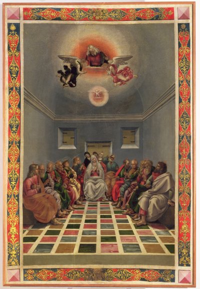 El descenso del Espíritu Santo de Luca Signorelli