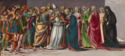 El Matrimonio de la Virgen, c. 1490-1491 de Luca Signorelli