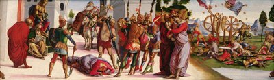 El martirio de Santa Catalina de Alejandría, c.1498 de Luca Signorelli