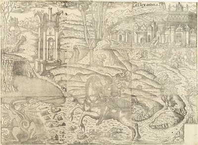 San Jorge y el Dragón de Lucantonio degli Uberti