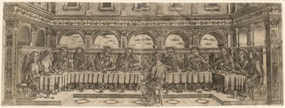 El Última Cena, alrededor de 1500 de Lucantonio degli Uberti