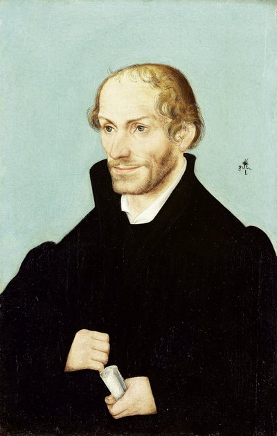 Philipp Melanchthon, protagonista de la Reforma de Lucas Cranach (I) (workshop of)