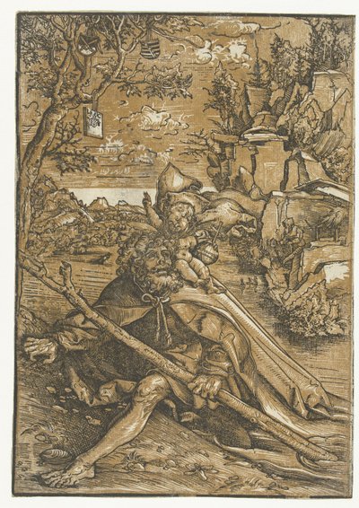 San Cristóbal con el Niño Jesús de Lucas Cranach