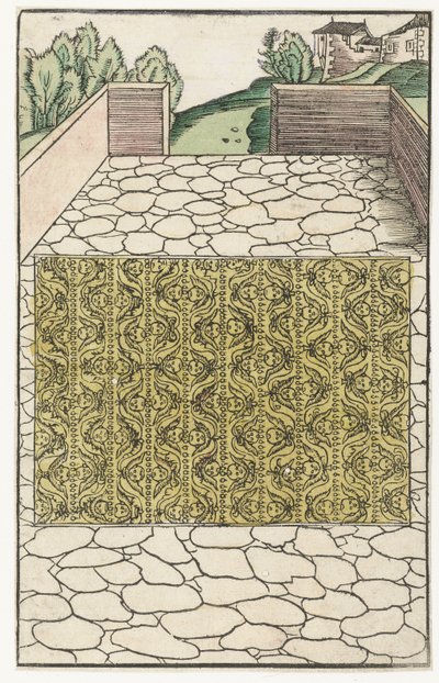 Tabernáculo con patrón de querubines de Lucas Cranach