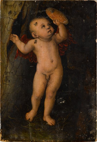 Amor als Honigdieb (Fragment) de Lucas Cranach