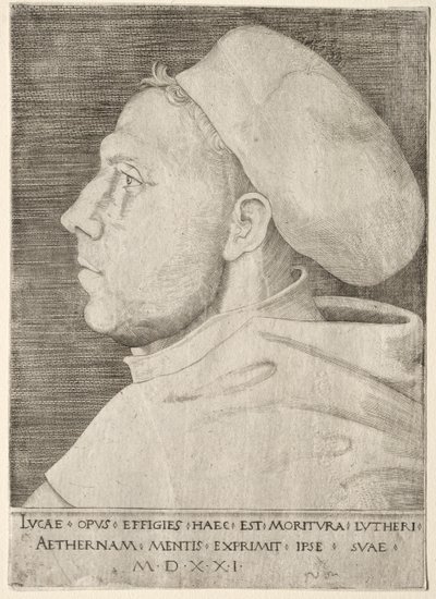 Martín Lutero de Lucas Cranach