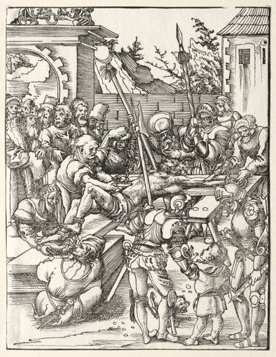 Martirio de San Bartolomé de Lucas Cranach