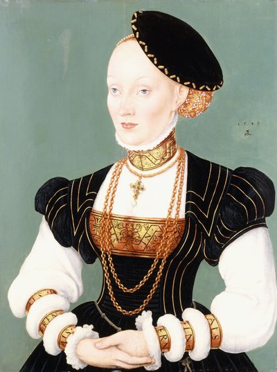 Retrato de Ana de Dinamarca de Lucas Cranach