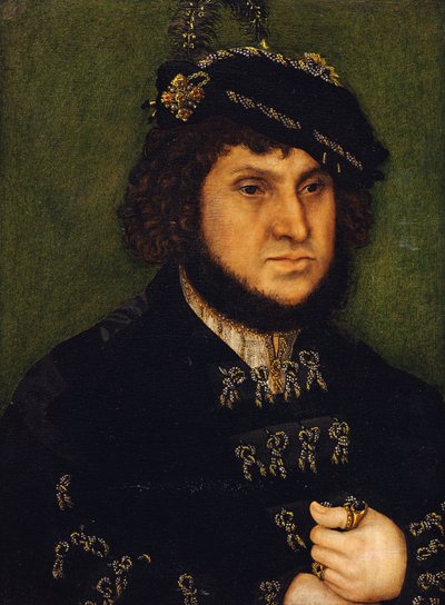 Retrato de Kurfurst Herzog Johann der Bestandige von Saschen de Lucas Cranach