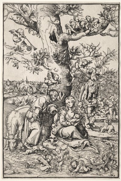 Descanso en la Huida a Egipto de Lucas Cranach