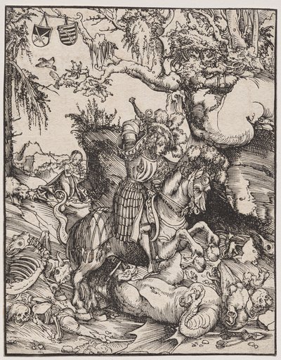 Saint George Slaying the Dragon de Lucas Cranach