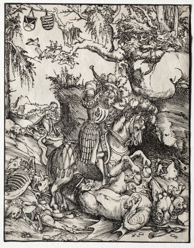 San Jorge Matando al Dragón de Lucas Cranach