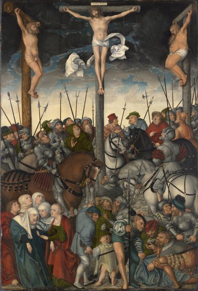 La Crucifixión, 1538 de Lucas Cranach