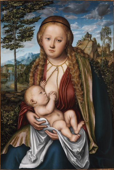 La Virgen amamantando al Niño de Lucas Cranach
