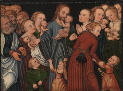 Cristo bendiciendo a los niños de Lucas Cranach d.Æ.