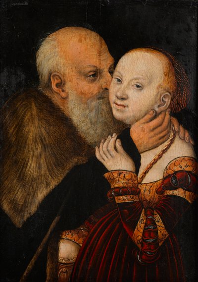 La pareja dispareja de Lucas Cranach d. Ä.