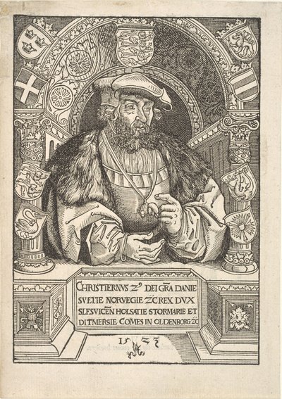 Rey Cristián II de Dinamarca de Lucas Cranach d.Æ.