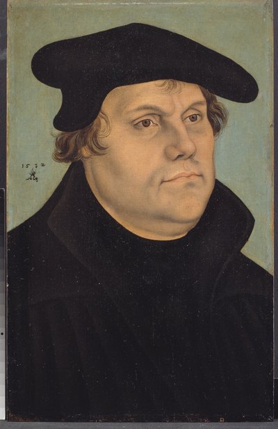Retrato de Martín Lutero de Lucas Cranach d.Æ.