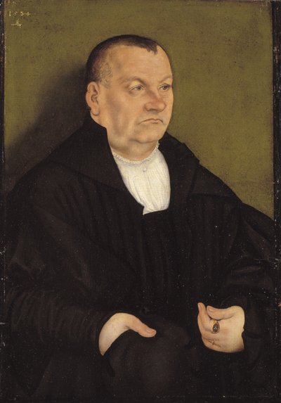 Retrato de un hombre de Lucas Cranach d.Æ.