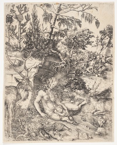 La penitencia de San Juan Crisóstomo de Lucas Cranach d.Æ.