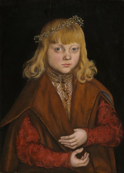Un Príncipe de Sajonia, c. 1517 de Lucas Cranach the Elder
